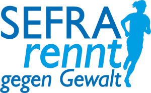 Logo Sefra rennt – gegen Gewalt