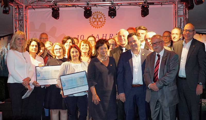 Jubiläums-Spende des Rotary-Club Schöllkrippen-Kahlgrund