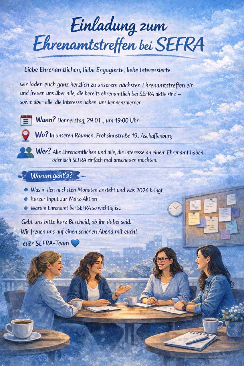 Einladung zum Ehrenamtstreffen